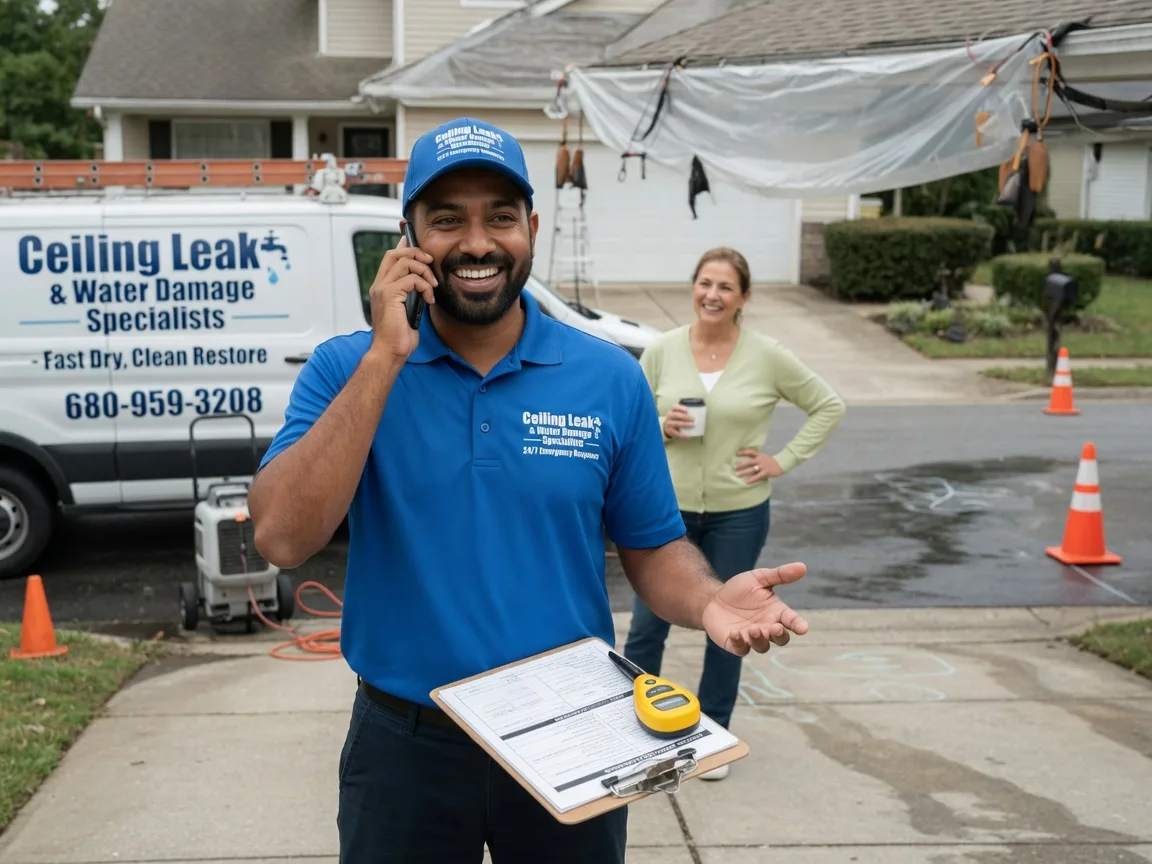 Ceiling Leak Cleanup Mokena, IL FAQs
